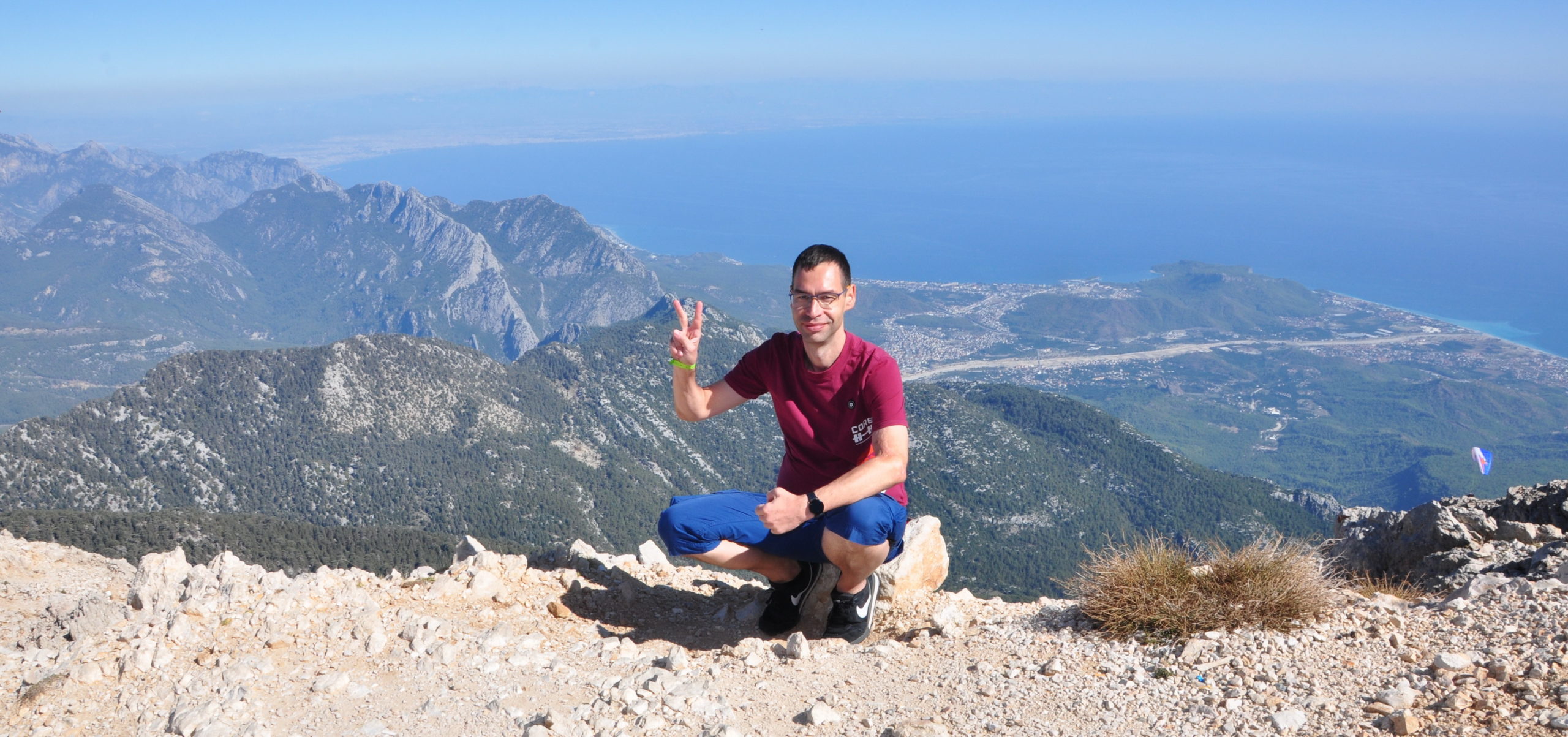 Auf dem Olympos des Tahtalı-Berges im türkischen Taurus-Gebirge.